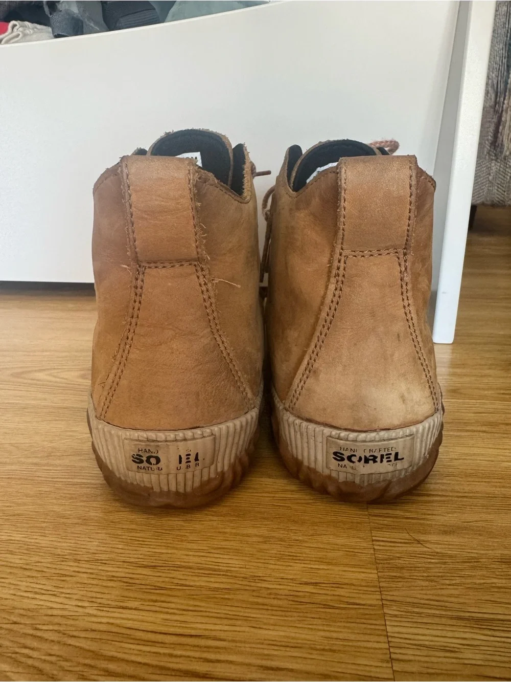 Women’s Sorel Out N About Waterproof Lace Up Winter Boots Brown and Black